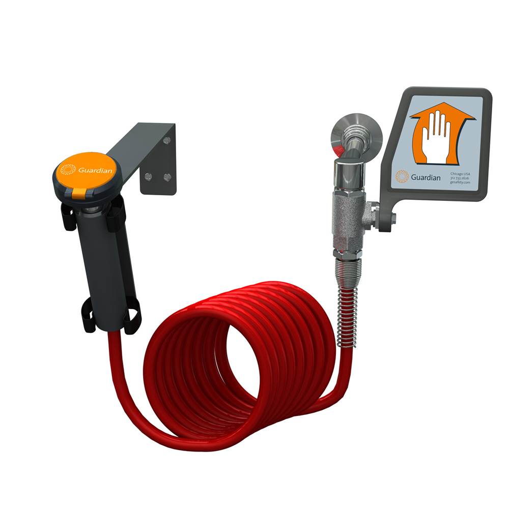 Guardian Equipment Drench Hose Unit, Wall Mounted