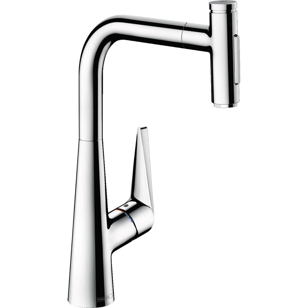 Hansgrohe Talis Select S HighArc Kitchen Faucet, 2-Spray Pull-Out, 1.75 GPM in Chrome