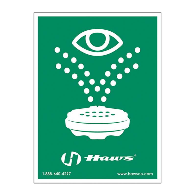 Haws Universal Eyewash Sign