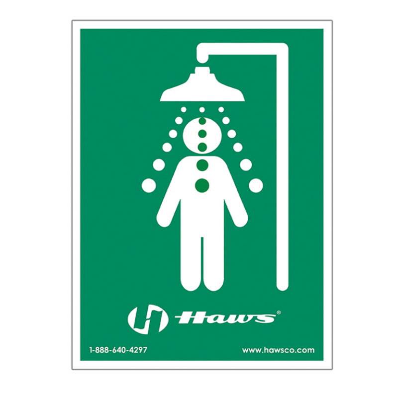 Haws Shower Sign