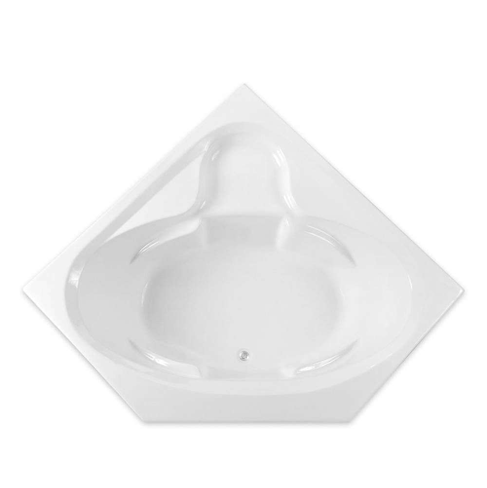 Hamilton Bathware Drop-in AcrylX 59 x 59 x 23 Bath in White G6060TO