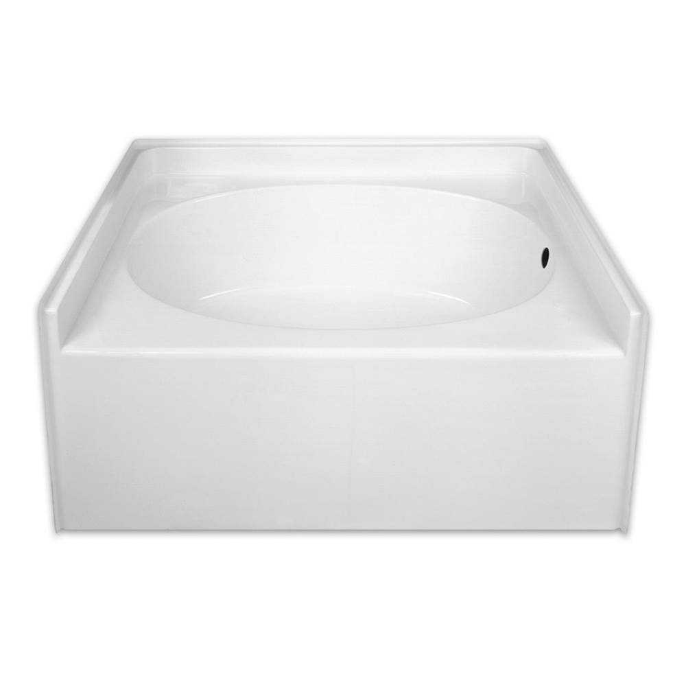 Hamilton Bathware Alcove AcrylX 60 x 42 x 22 Bath in White GGTNSLS