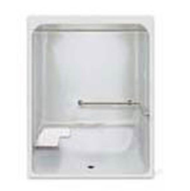 Hamilton Bathware Alcove Thermal Cast Acrylic 30 x 66 x 82 Shower in Bone A6430IBS
