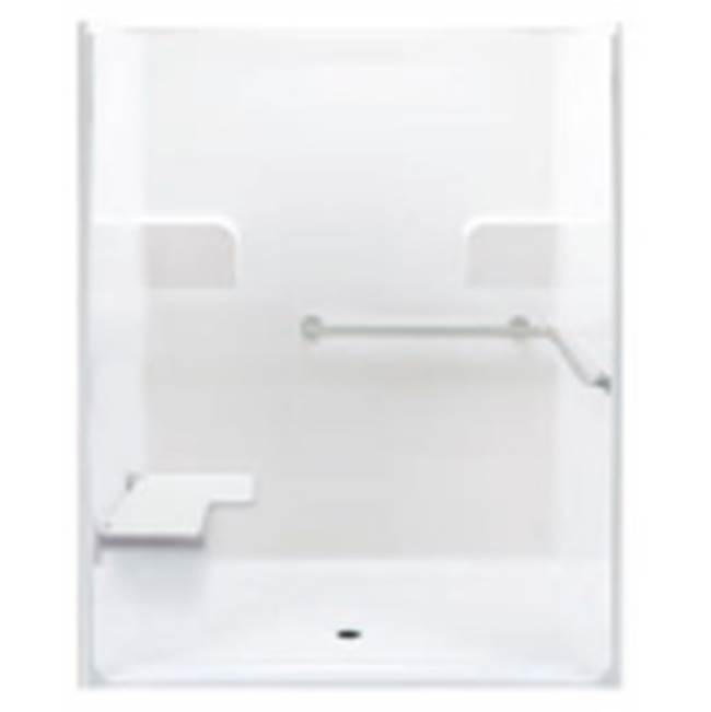 Hamilton Bathware Alcove AcrylX 39 x 62 x 78 Shower in Coco Granite G6239IBS