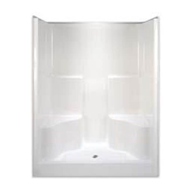Hamilton Bathware Alcove AcrylX 36 x 60 x 78 Shower in Silver G6077SH2S