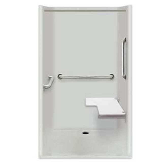 Hamilton Bathware Alcove AcrylX 45 x 51 x 78 Shower in White G4248IBS