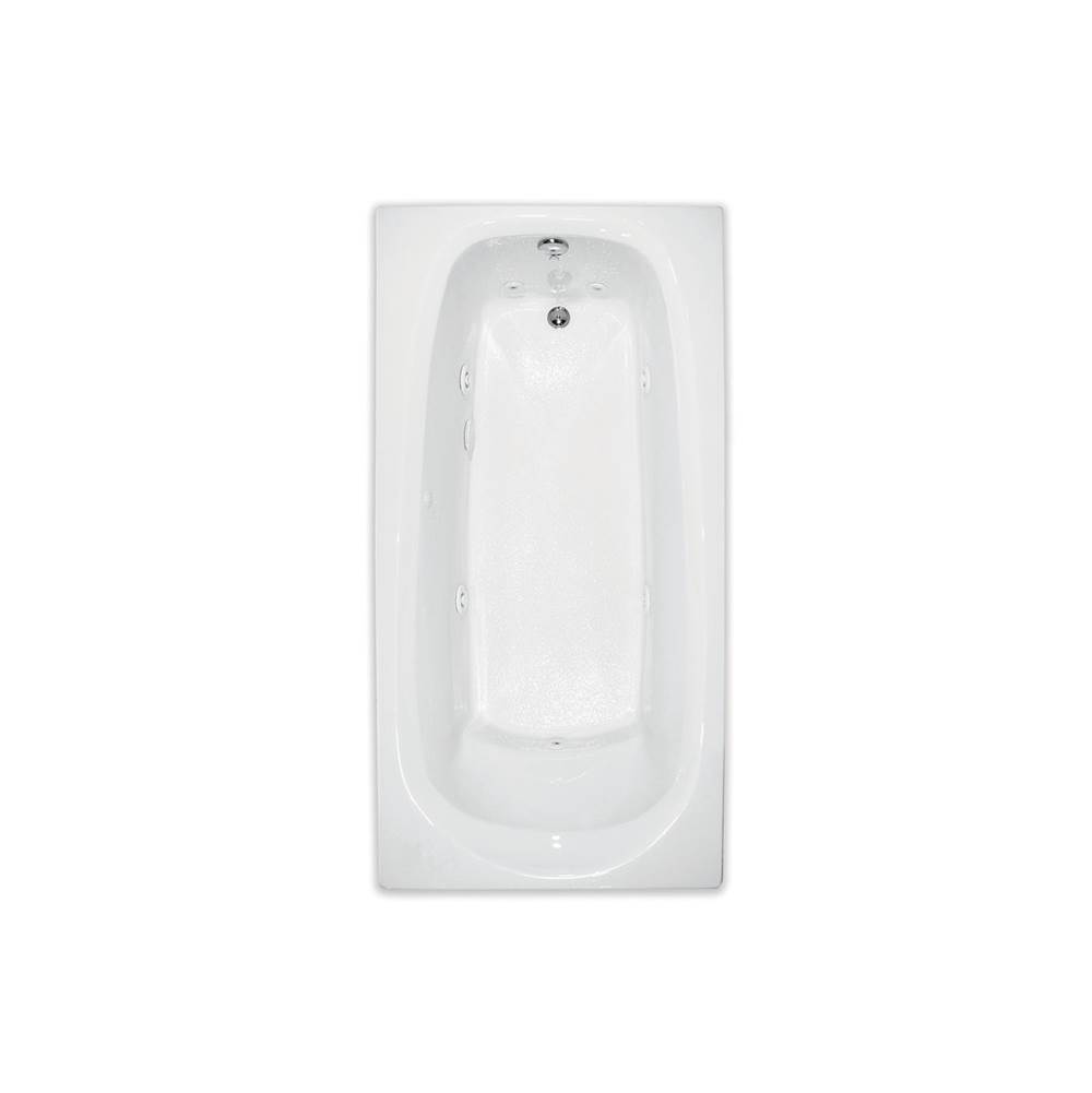 Hamilton Bathware Drop-in Thermal Cast Acrylic 72 x 36 x 21 Bath in White RN 7236