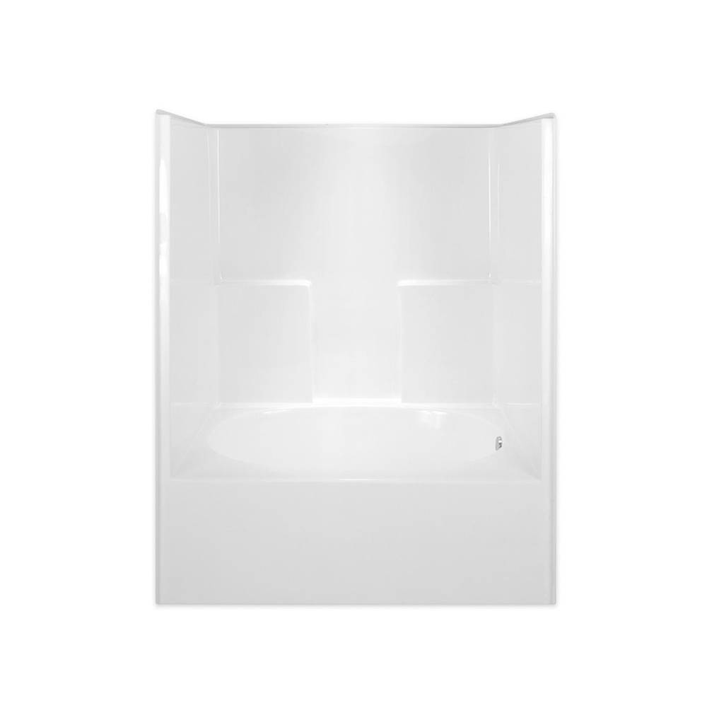 Hamilton Bathware Alcove AcrylX 36 x 60 x 75 Tub Shower in Linen G6042TSHS L/R