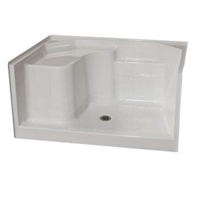 Hamilton Bathware AcrylX Shower Base in Coco Granite MPB 3648 SH 1S 4.0