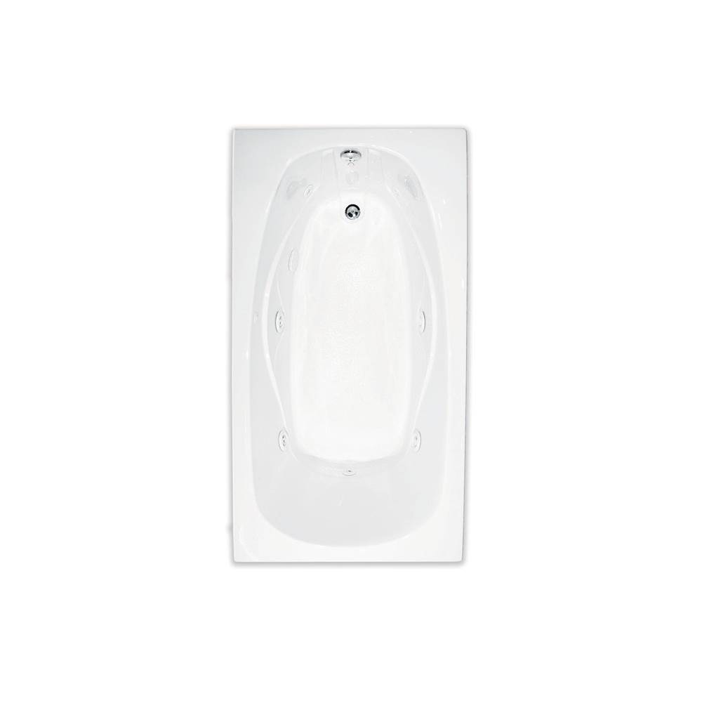 Hamilton Bathware Drop-in Thermal Cast Acrylic 60 x 36 x 21 Bath in White RN 6636
