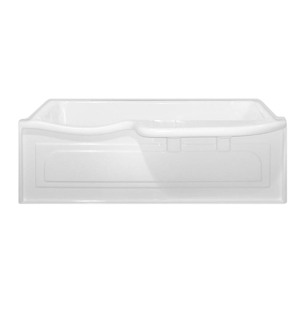 Hamilton Bathware Alcove Thermal Cast Acrylic 60 x 32 x 18 Bath in White CHA 6034 TO
