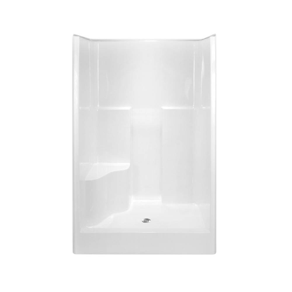 Hamilton Bathware Alcove AcrylX 37 x 48 x 75 Shower in Silver G4875SH1S