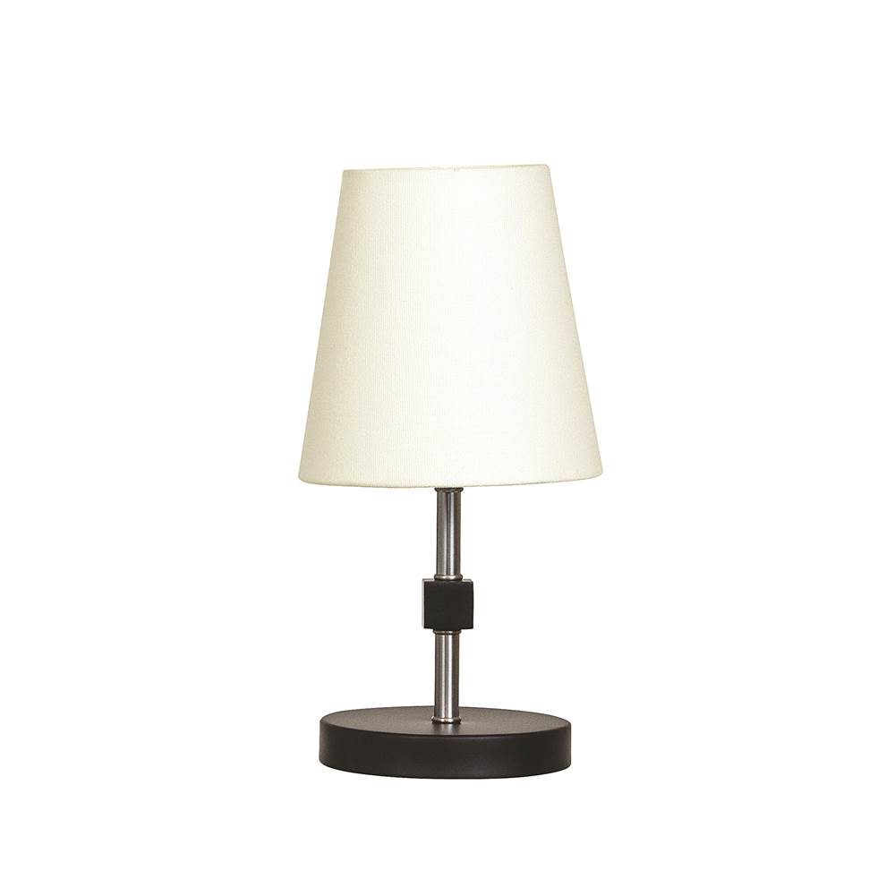 House Of Troy Bryson Mini Black/Satin Nickel Accent Lamp