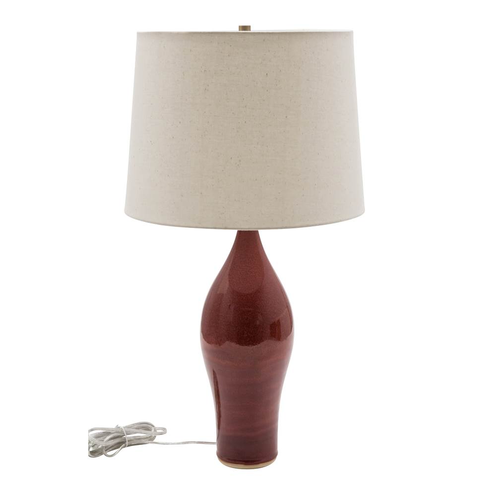 House Of Troy 27'' Scatchard Table Lamp in Copper Red