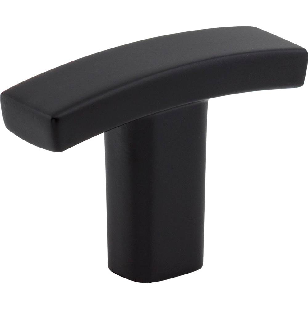 Hardware Resources 1-1/2'' Overall Length Matte Black Square Thatcher Cabinet ''T'' Knob