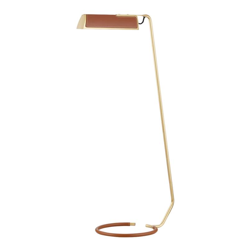 Hudson Valley Lighting 1 Light Floor Lamp W/ Saddle Leather