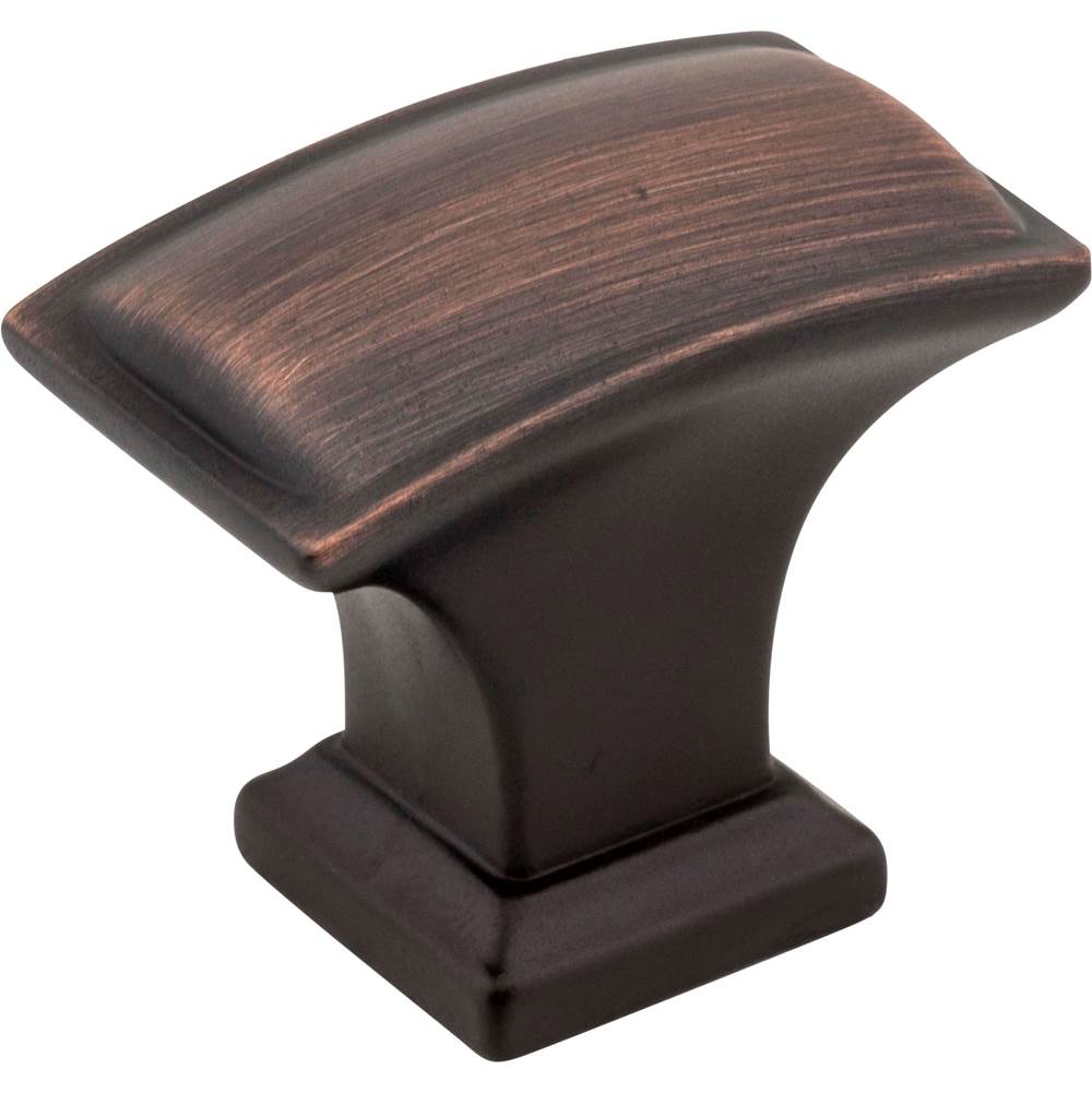 Jeffrey Alexander 1-1/2'' Overall Length Brushed Oil Rubbed Bronze Rectangle Annadale Cabinet Knob