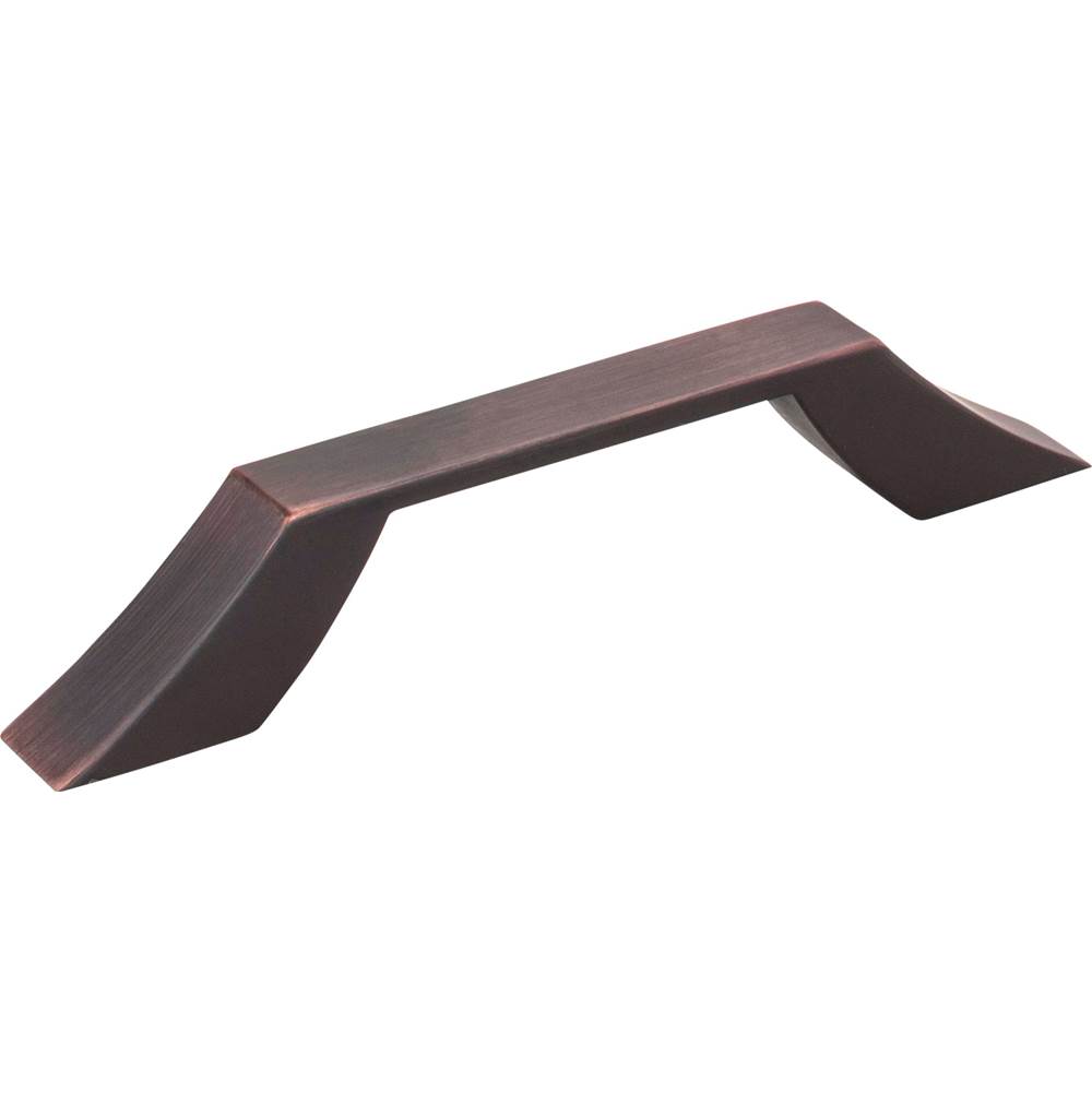 Jeffrey Alexander 96 mm Center-to-Center Brushed Oil Rubbed Bronze Square Royce Cabinet Pull