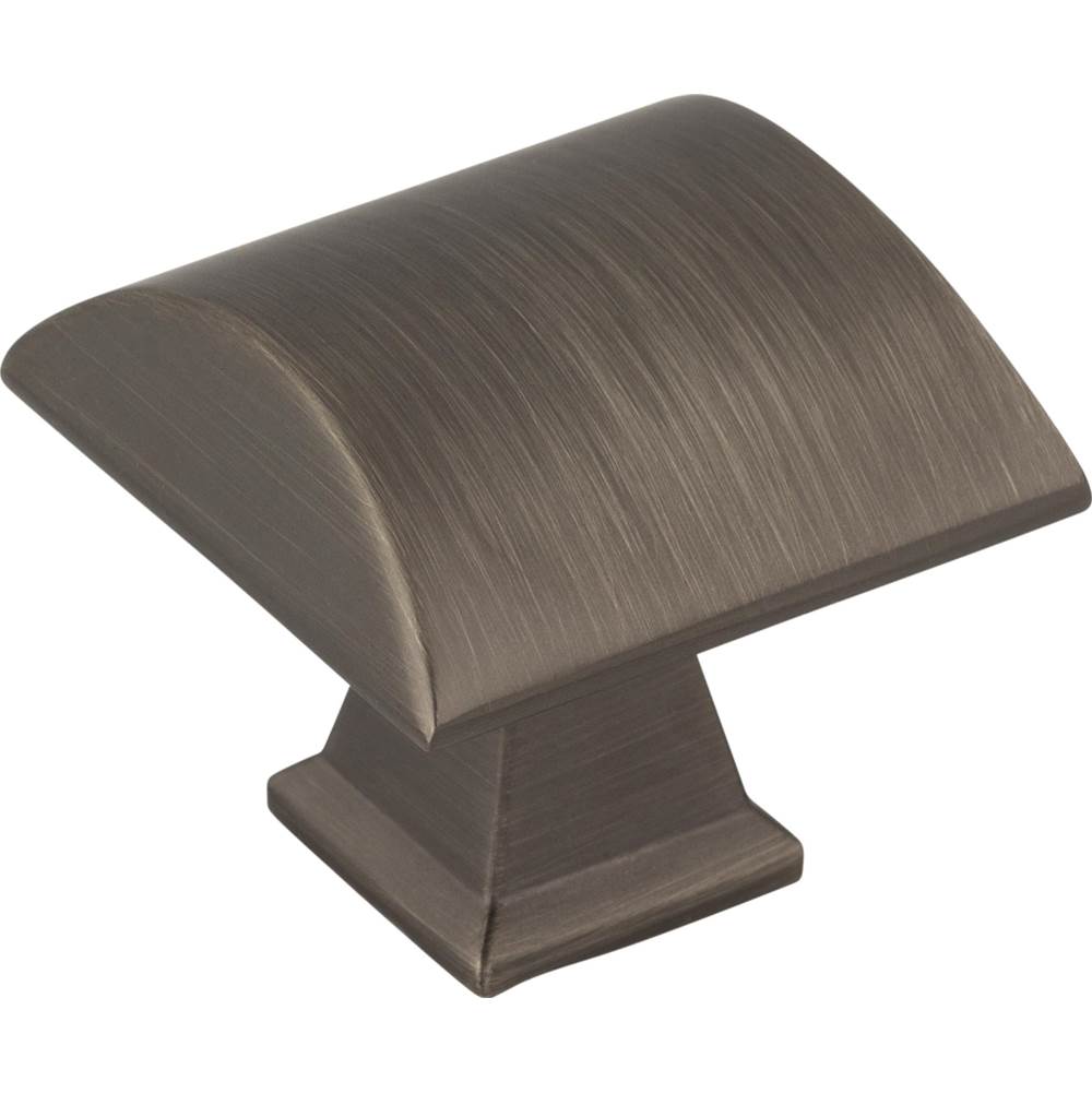 Jeffrey Alexander 1-1/4'' Overall Length  Brushed Pewter Roman Cabinet Knob