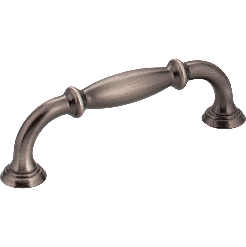 Jeffrey Alexander 96 mm Center-to-Center Brushed Pewter Tiffany Cabinet Pull