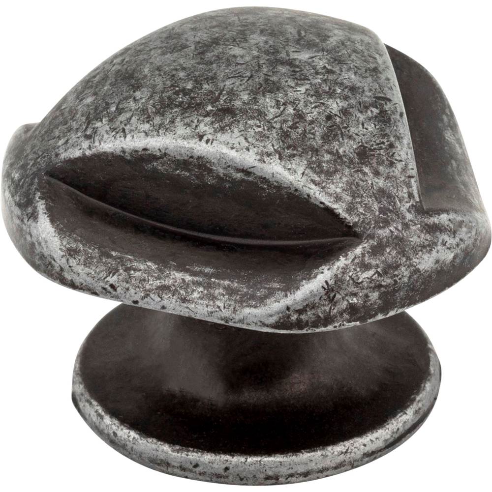 Jeffrey Alexander 1-5/16'' Overall Length Distressed Antique Silver Chesapeake Cabinet Knob