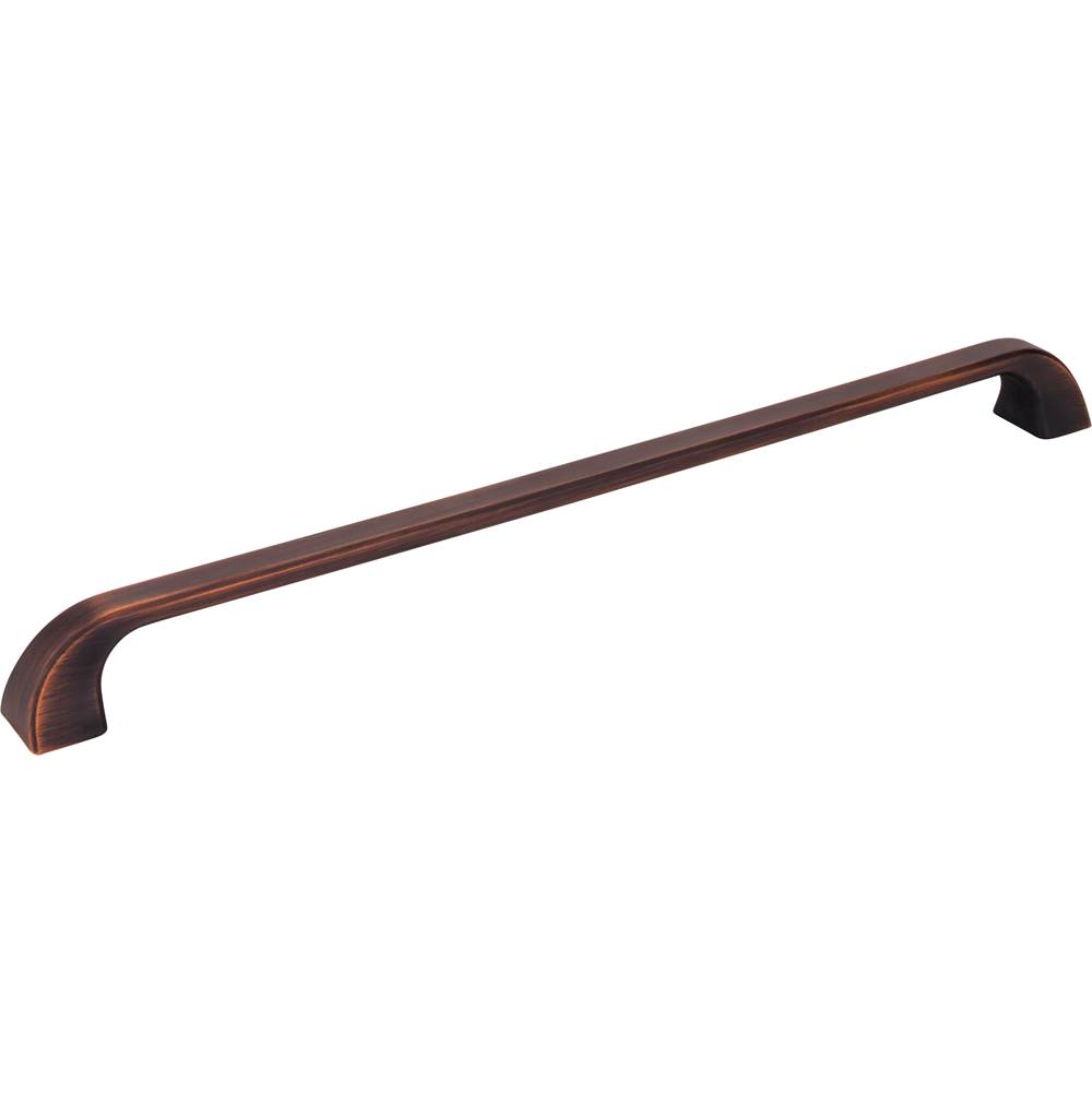 Jeffrey Alexander 305 mm Center-to-Center Brushed Oil Rubbed Bronze Square Marlo Cabinet Pull