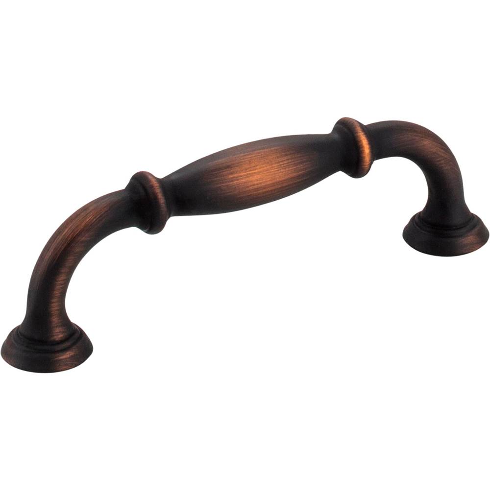 Jeffrey Alexander 96 mm Center-to-Center Brushed Oil Rubbed Bronze Tiffany Cabinet Pull
