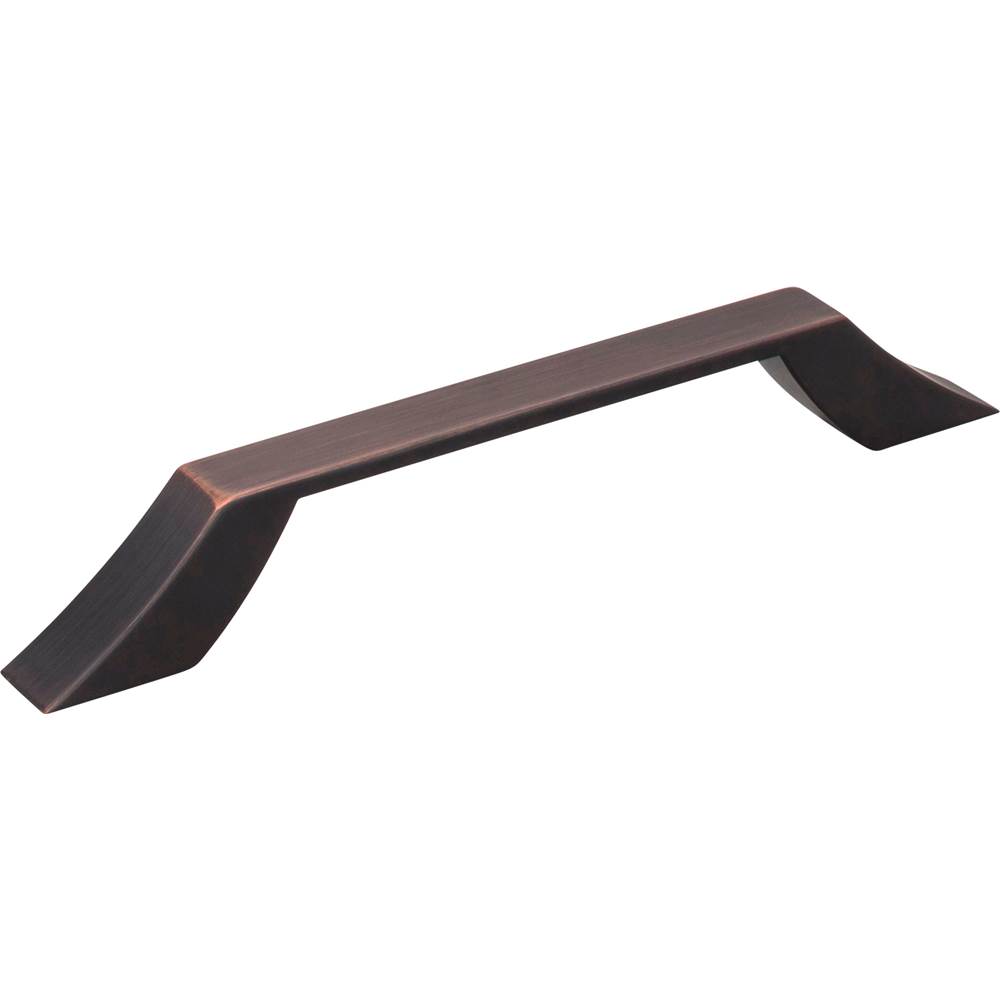 Jeffrey Alexander 128 mm Center-to-Center Brushed Oil Rubbed Bronze Square Royce Cabinet Pull