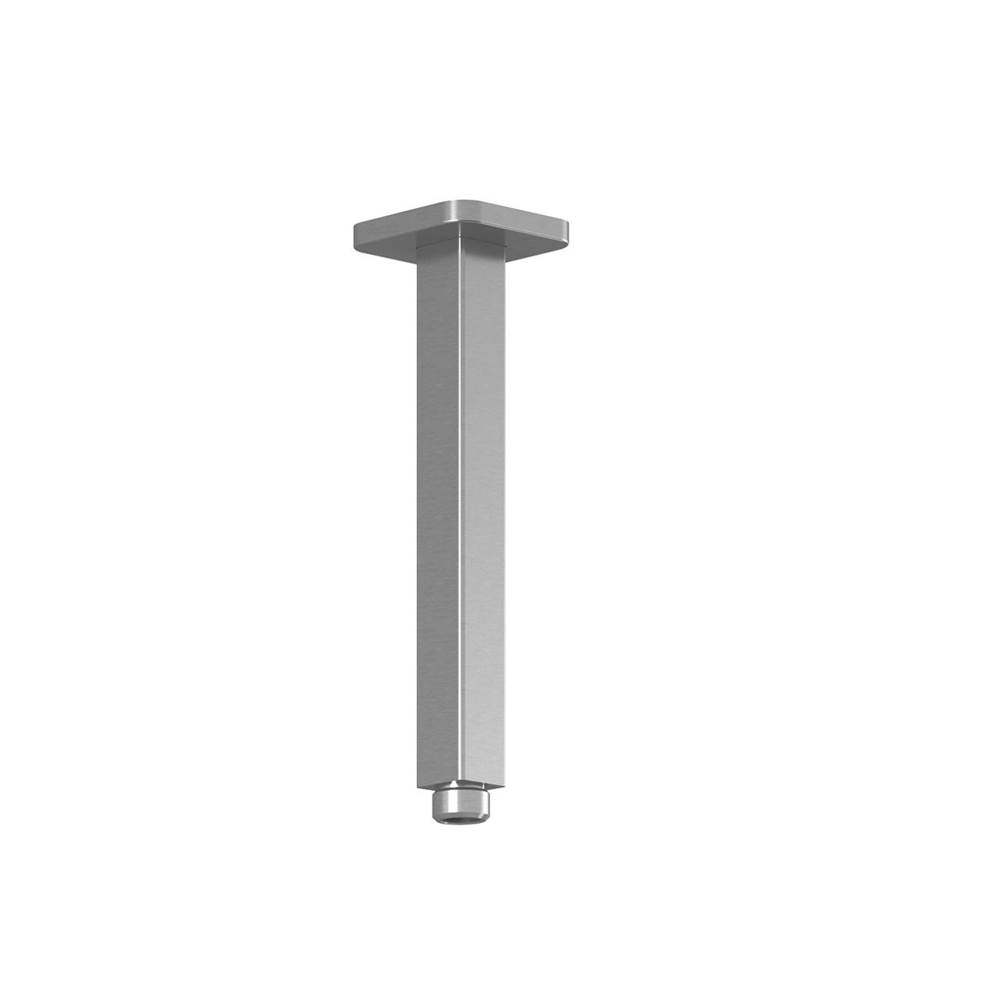Kalia Ceiling Square Arm With Flange Pure Nickel PVD