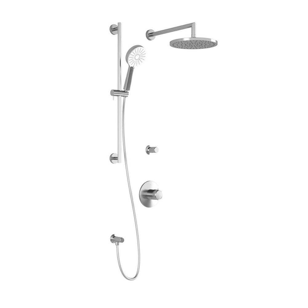 Kalia CITE™ T2 PLUS : Thermostatic Shower System with Wallarm Chrome