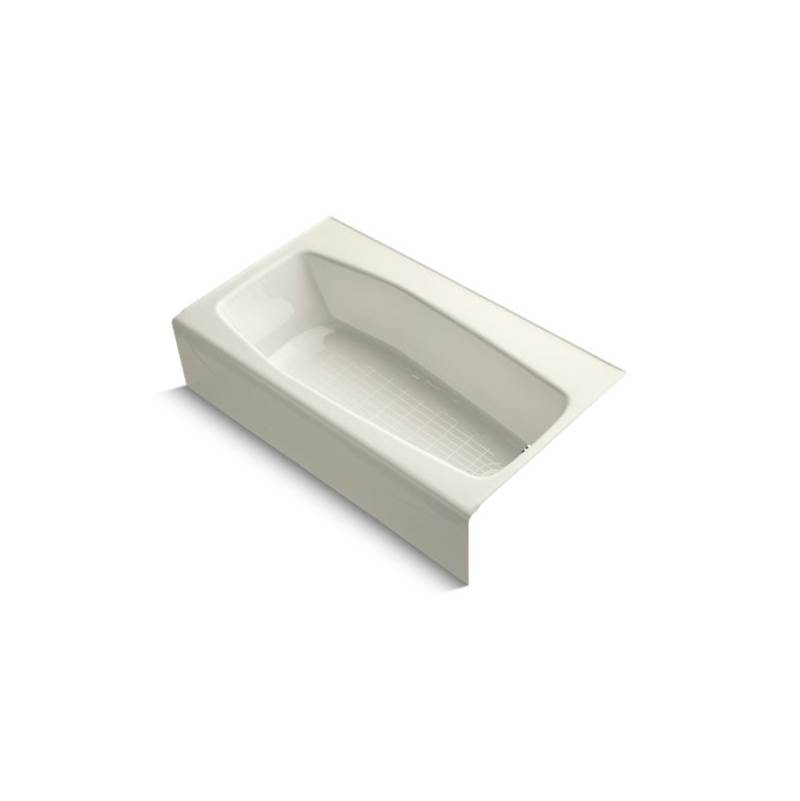 Kohler Villager® 60'' x 34-1/4'' alcove bath with right-hand drain