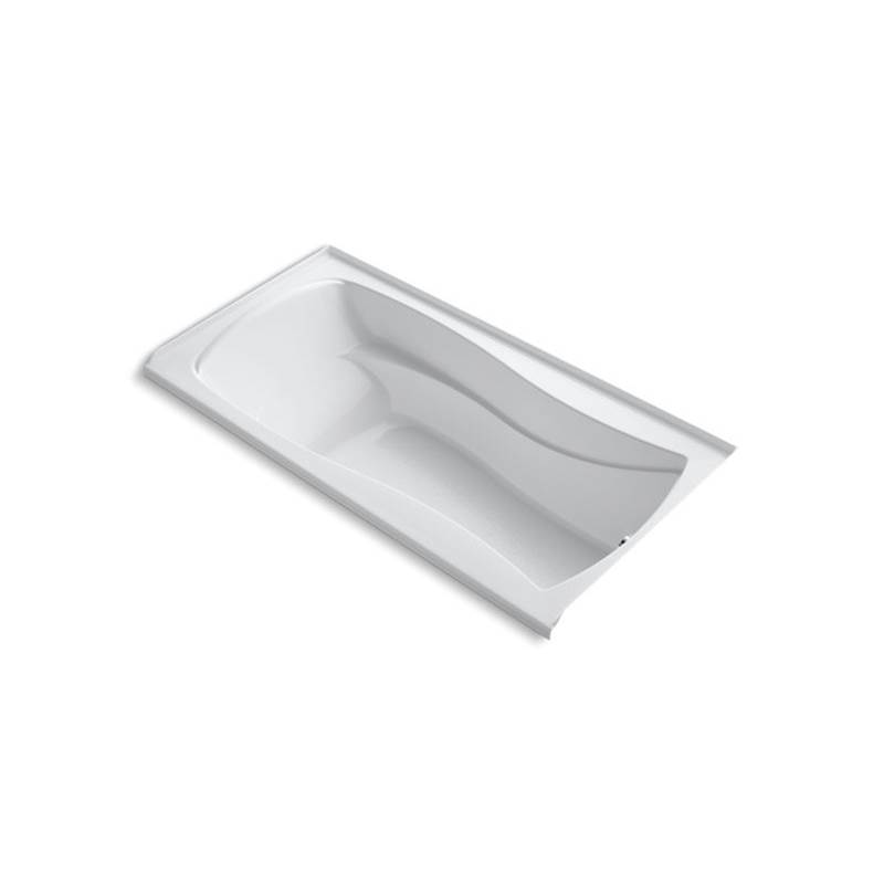 Kohler Mariposa® 72'' x 36'' alcove bath with Bask® heated surface and right-hand drain
