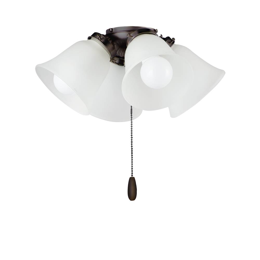 Maxim Lighting 4-Light LED Ceiling Fan Light Kit w/Bulbs