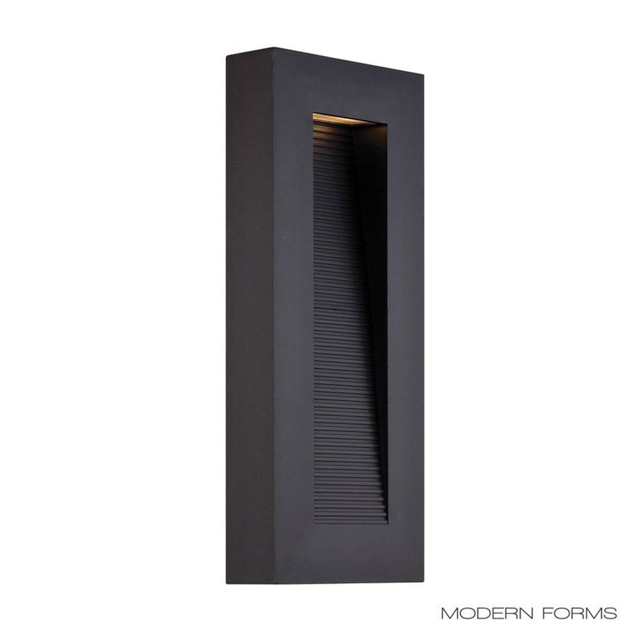 Modern Forms Urban 16'' LED Outdoor Wall Sconce Light 3000K in Black