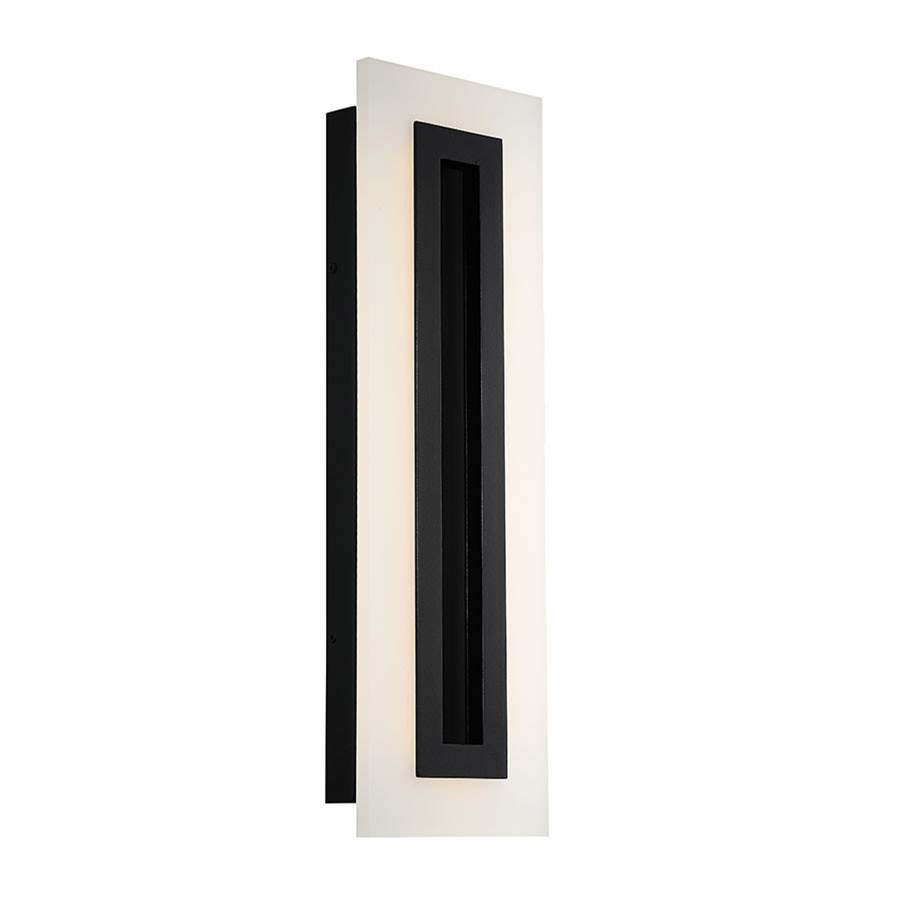 Modern Forms Shadow 24'' LED Outdoor Wall Sconce Light 3000K in Black