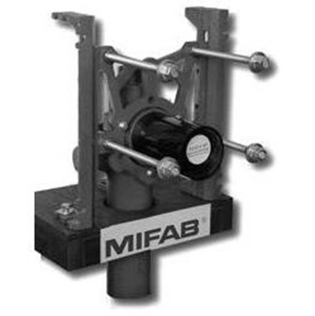 MIFAB Fixed Vertical Stack Carrier 4''Nh Fitting W/2'' Vent