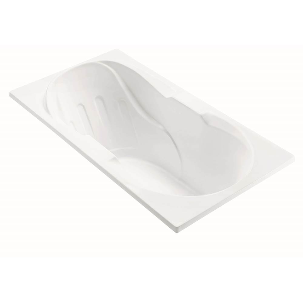 MTI Baths Reflection 2 Dolomatte Drop In Air Bath - White (65.75X35.75)