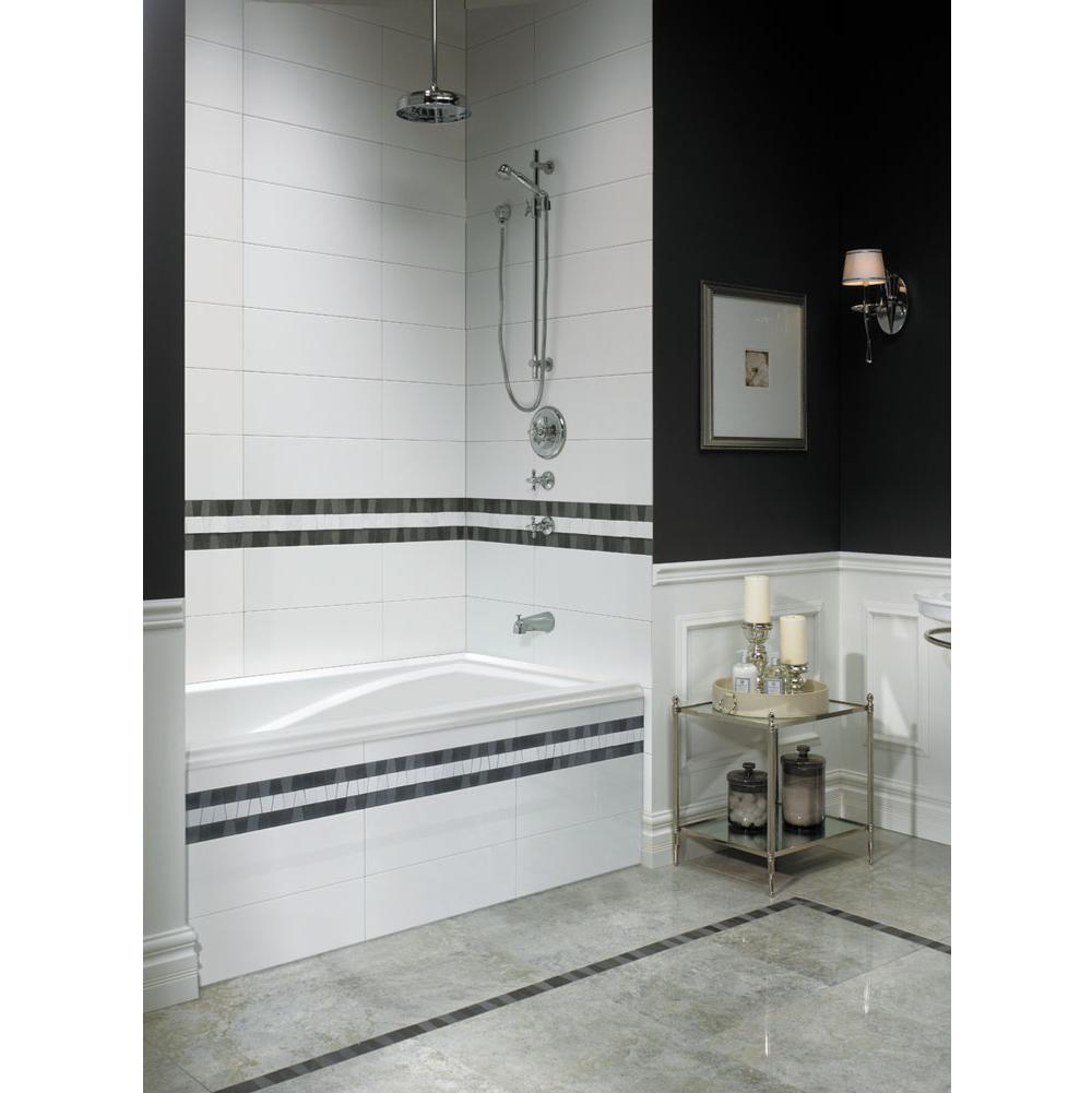 Neptune DELIGHT bathtub 36x66 with Tiling Flange, Right drain, Whirlpool/Activ-Air, White
