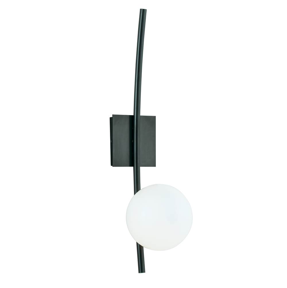 Norwell Perch Indoor Wall Sconce - Acid Dipped Black