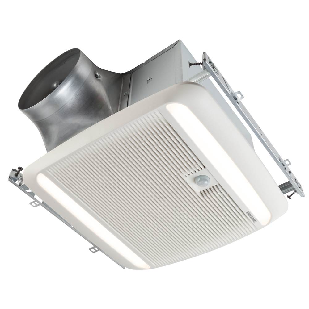 Broan Nutone ULTRA GREEN ZB Series 110 CFM Multi-Speed Ceiling Bathroom Exhaust Fan with LED Light and Motion Sensing, ENERGY STAR*