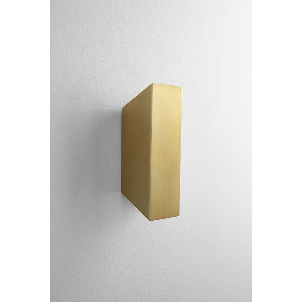 Oxygen Lighting Duo Sconce In Aged Brass