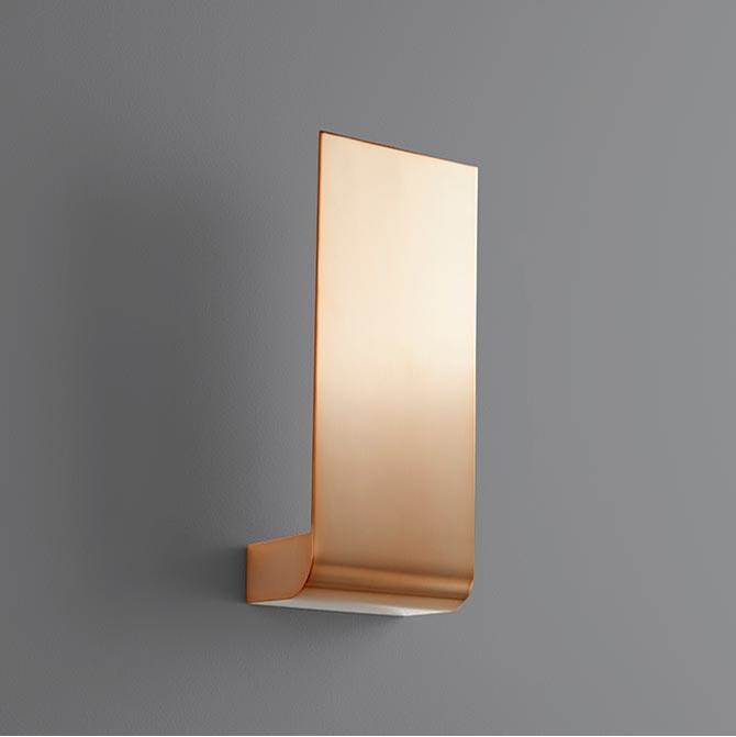 Oxygen Lighting Halo Sconce In Satin Copper