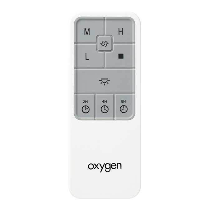 Oxygen Lighting Oslo Remote Indoor Fan Accessory In White