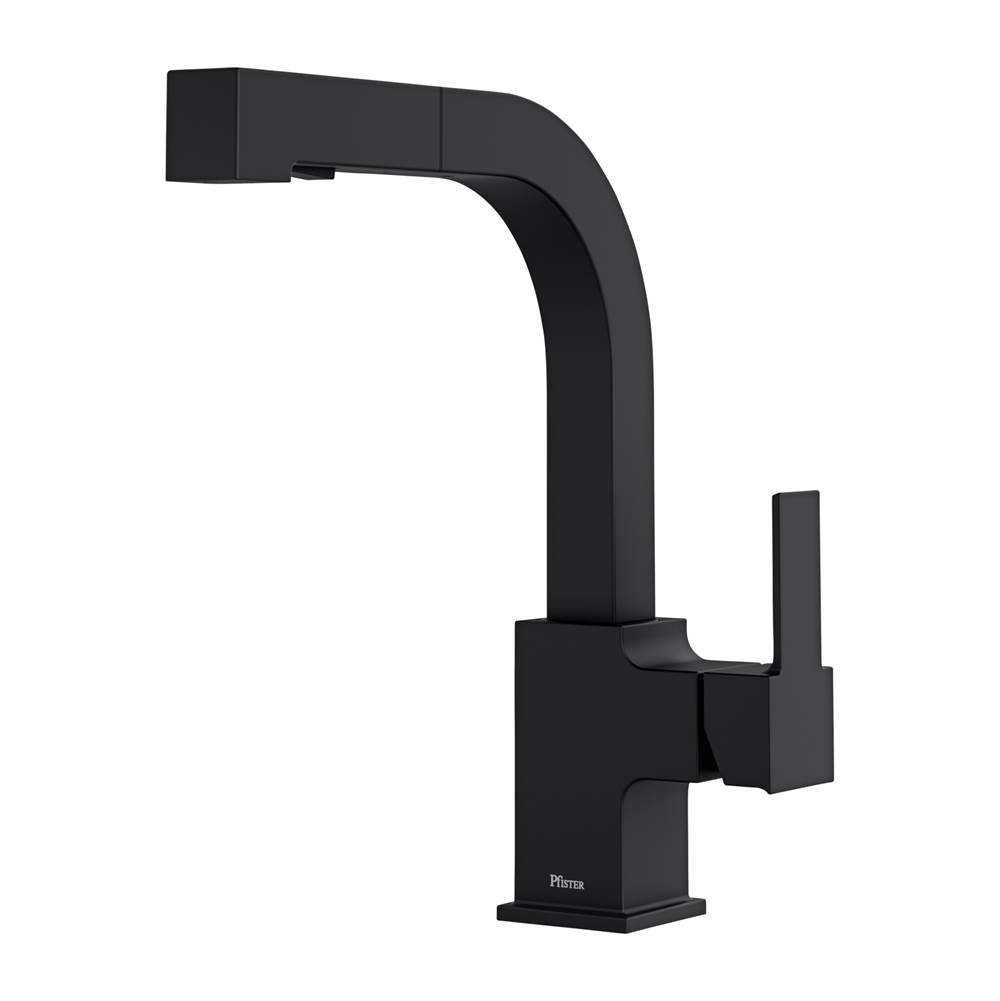 Pfister LG534-LPMB - Matte Black - Arkitek Single Handle Pull-out Kitchen Faucet