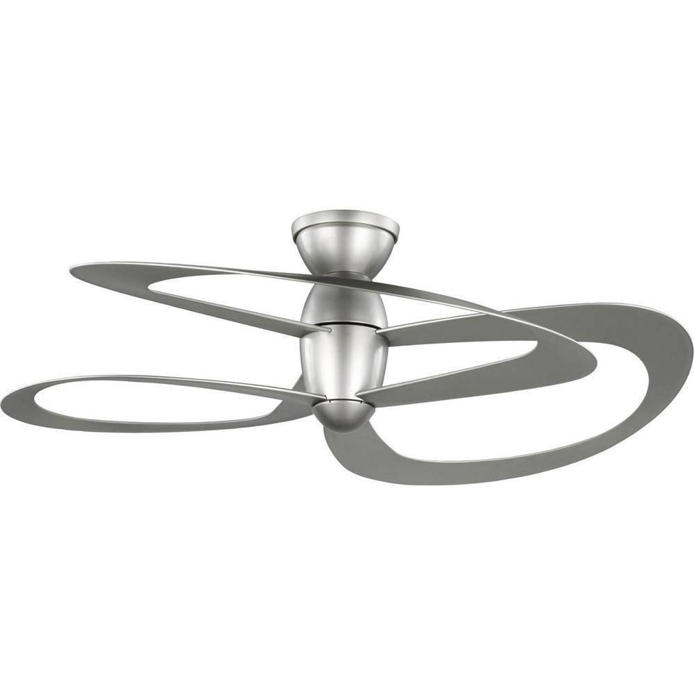 Progress Lighting Willacy Collection 3-Blade Painted Nickel 48-Inch DC Motor Contemporary Ceiling Fan