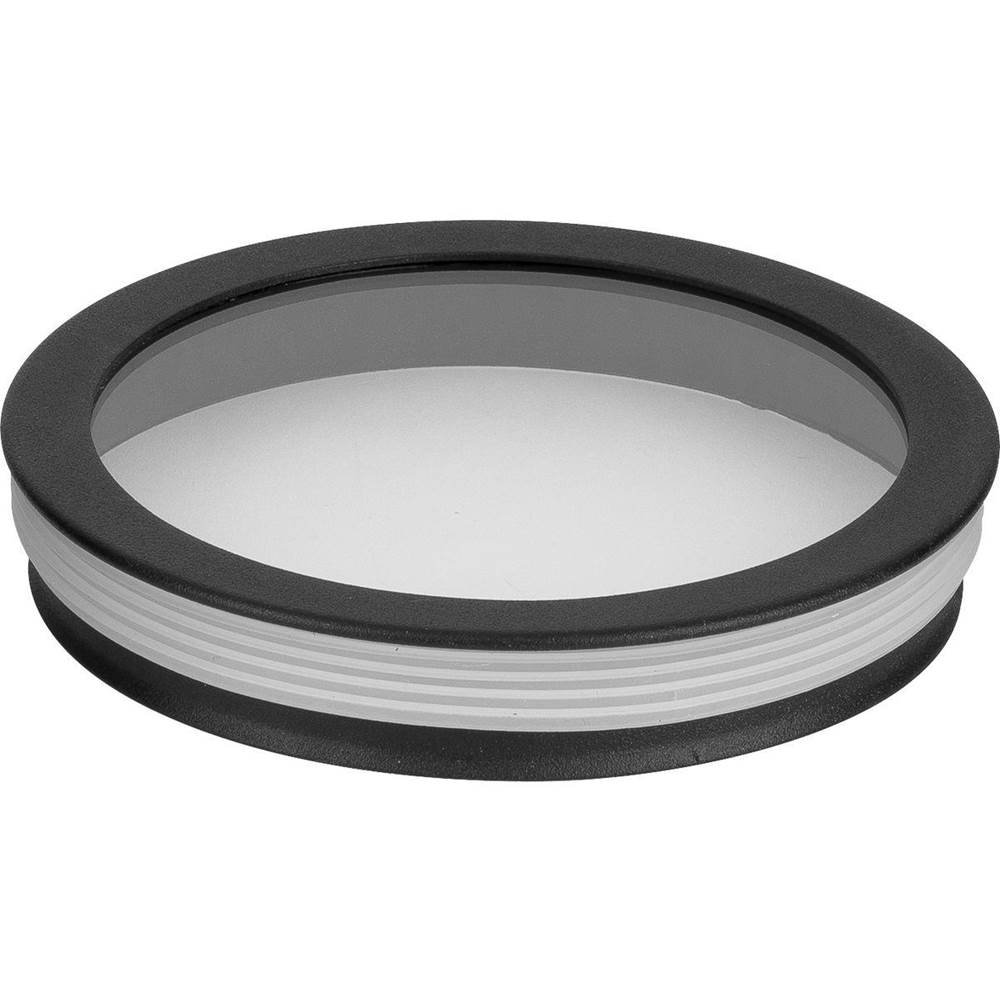 Progress Lighting Cylinder Lens Collection Black 5-Inch Round Cylinder Cover