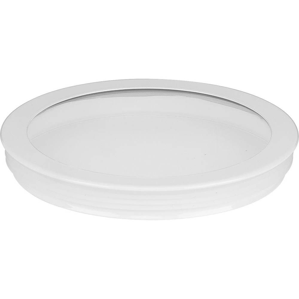 Progress Lighting Cylinder Lens Collection White 6-Inch Round Cylinder Cover