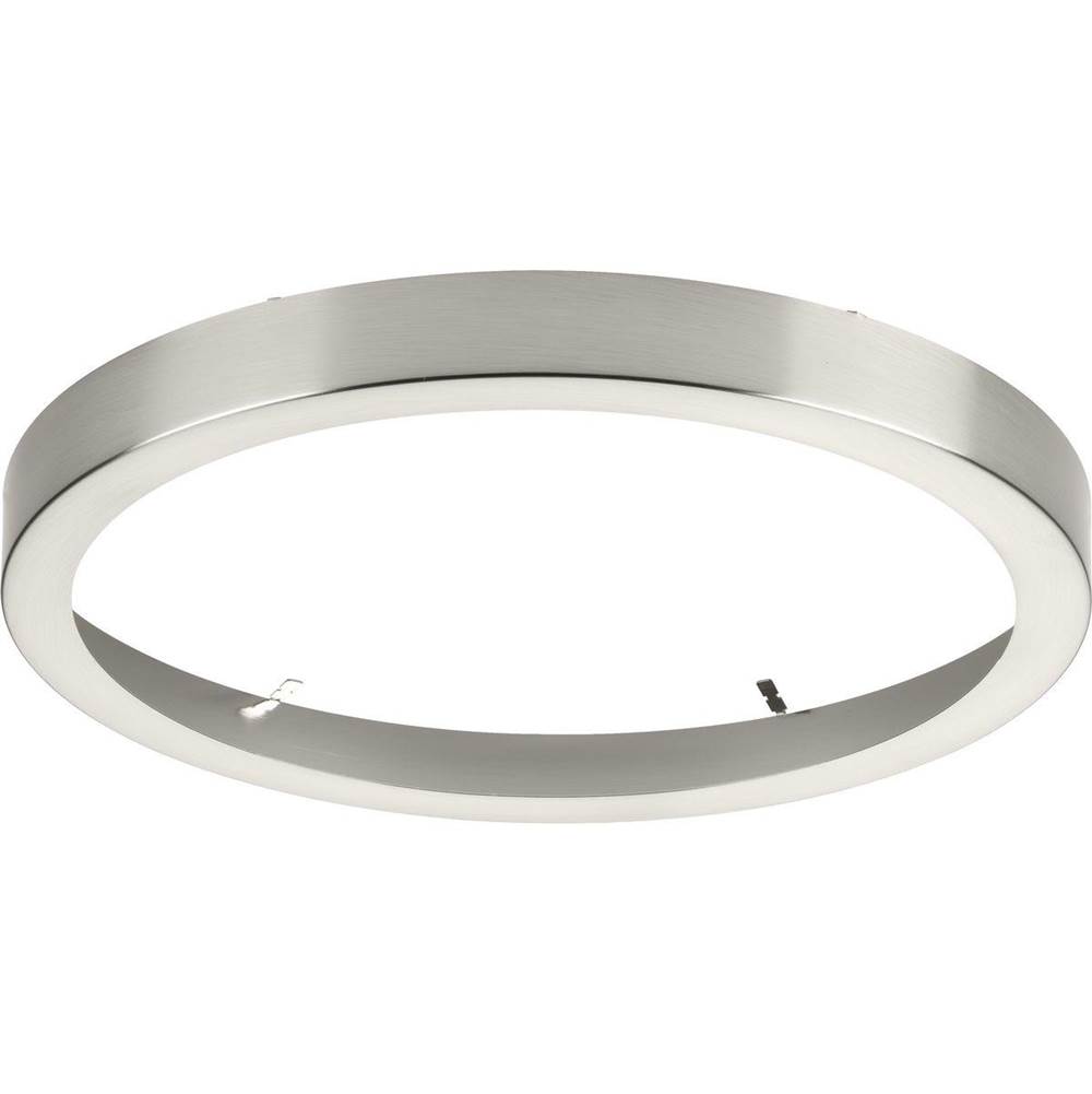Progress Lighting Everlume Collection Brushed Nickel 11'' Edgelit Round Trim Ring