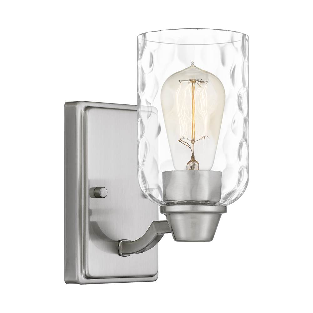 Quoizel Wall sconce 1 light brushed nickel
