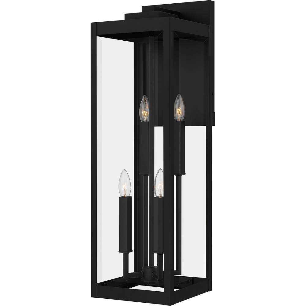 Quoizel Outdoor wall 4 lights earth black